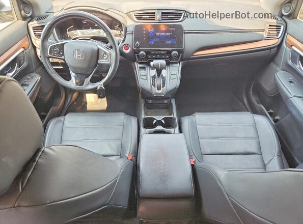 5J6RW2H82MA014293 2021 HONDA CR-V Blue Dashboard view