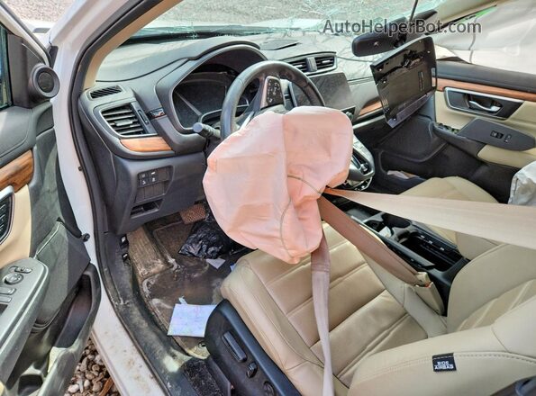5J6RW2H82ML006604 2021 HONDA CR-V White Dashboard view