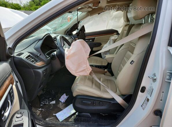 5J6RW2H82ML006604 2021 HONDA CR-V White Front interior view