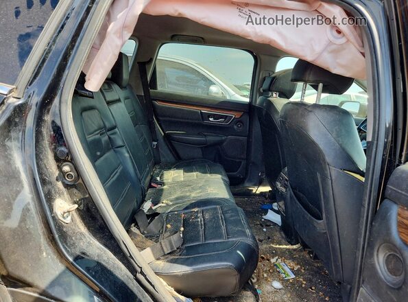 5J6RW2H83HL037608 2017 HONDA CR-V Black Widok tylnych siedzeń