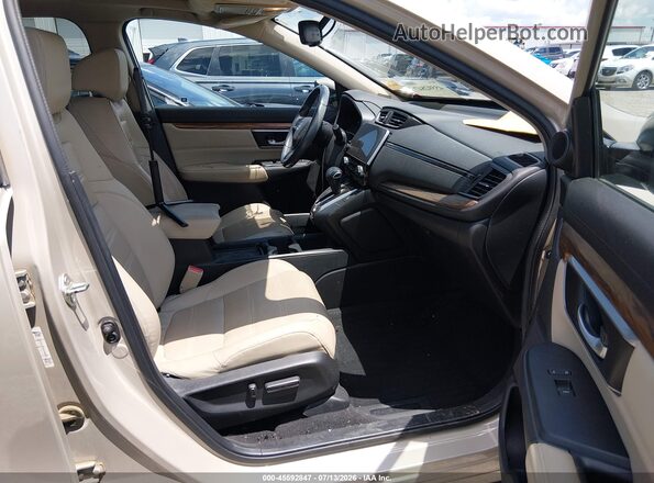 5J6RW2H83HL055252 2017 HONDA CR-V Tan Front interior view