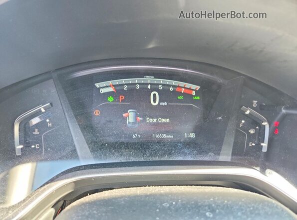 5J6RW2H84HL037648 2017 HONDA CR-V Black Instrument cluster view