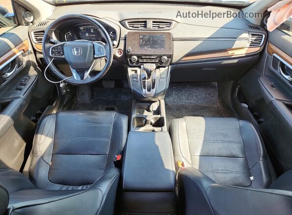 5J6RW2H84HL037648 2017 HONDA CR-V Black Dashboard view