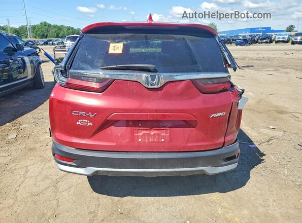 5J6RW2H84MA014831 2021 HONDA CR-V Red Widok z tyłu