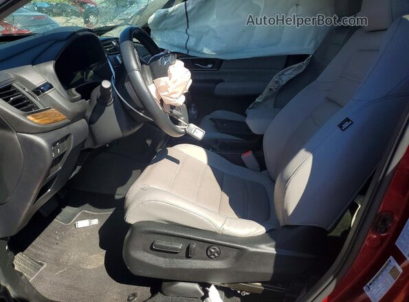 5J6RW2H84MA014831 2021 HONDA CR-V Red Widok wnętrza z przodu