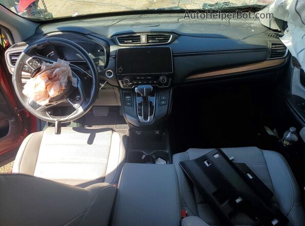 5J6RW2H84MA014831 2021 HONDA CR-V Red Widok deski rozdzielczej