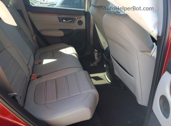 5J6RW2H84MA014831 2021 HONDA CR-V Red Widok wnętrza z tyłu