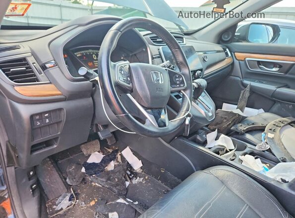 5J6RW2H85HL034502 2017 HONDA CR-V Black Առջևի վահանակի տեսք