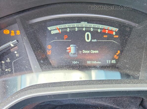 5J6RW2H85HL034502 2017 HONDA CR-V Black Սարքավորումների վահանակի տեսք
