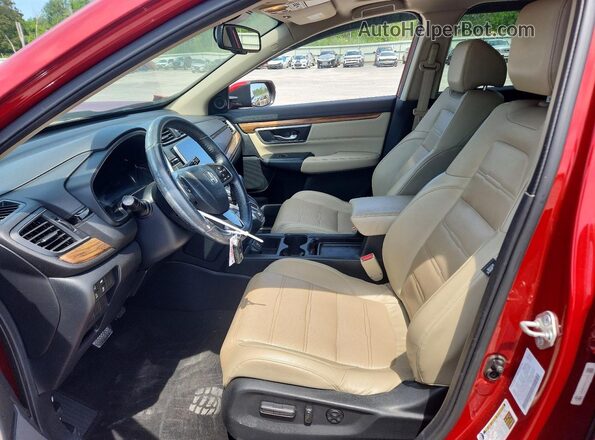 5J6RW2H85HL041353 2017 HONDA CR-V Red წინა სალონის ხედი