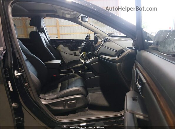 5J6RW2H85LL033200 2020 HONDA CR-V Black Widok wnętrza z przodu