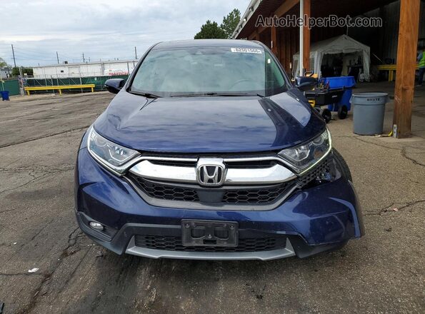 5J6RW2H86KA005965 2019 HONDA CR-V Blue Widok z przodu