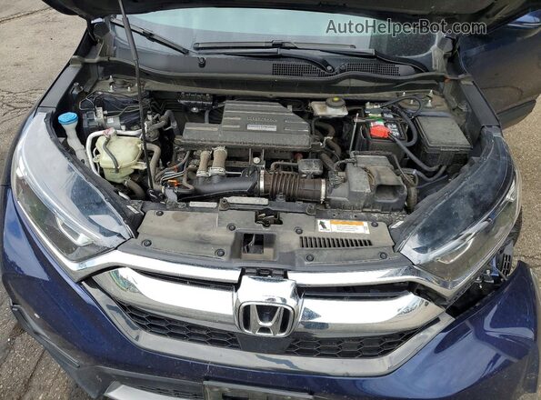 5J6RW2H86KA005965 2019 HONDA CR-V Blue Widok wnętrza z tyłu