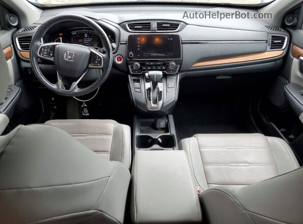 5J6RW2H86KA005965 2019 HONDA CR-V Blue Widok deski rozdzielczej