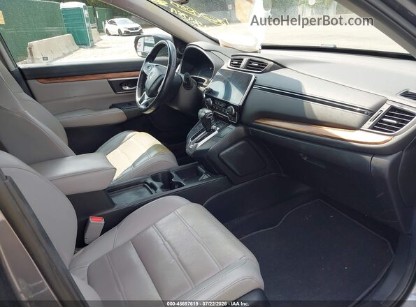 5J6RW2H87HL070143 2017 HONDA CR-V Gray Вид салону спереду