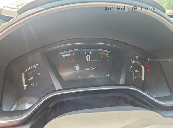 5J6RW2H87KA018109 2019 HONDA CR-V White Vista del cuadro de instrumentos