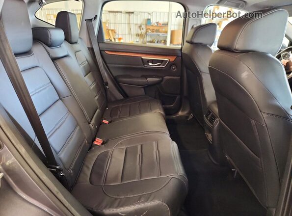 5J6RW2H87KL012654 2019 HONDA CR-V Gray Rear interior view