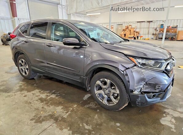 5J6RW2H87KL012654 2019 HONDA CR-V Gray Front right