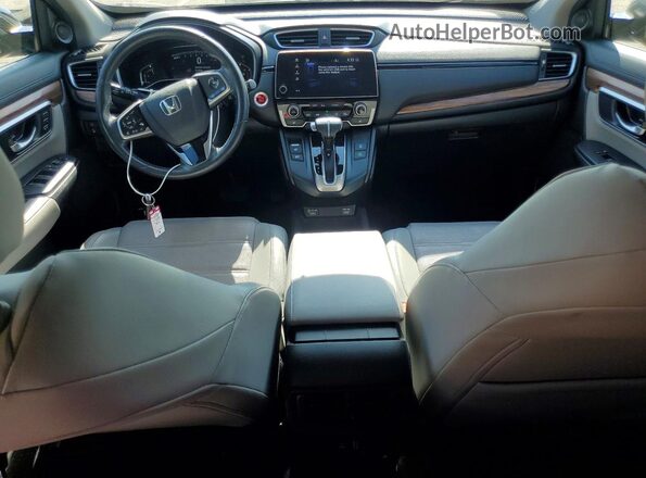 5J6RW2H87LL018732 2020 HONDA CR-V Синий Вид панели приборов