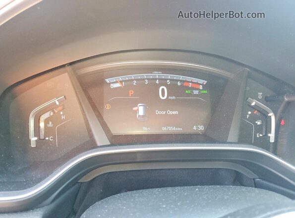 5J6RW2H87LL018732 2020 HONDA CR-V Синий Вид щитка приборов