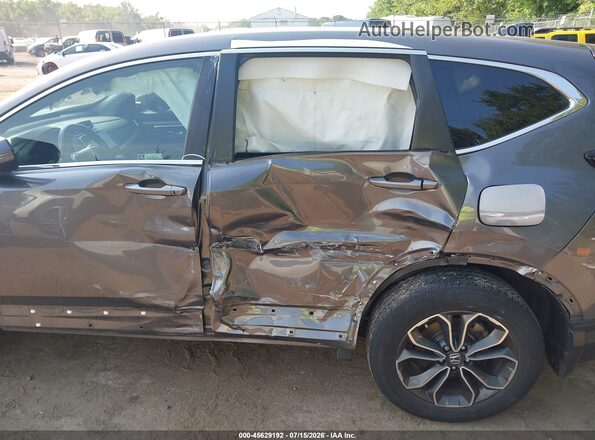 5J6RW2H87MA000955 2021 HONDA CR-V Серый Вид спереди