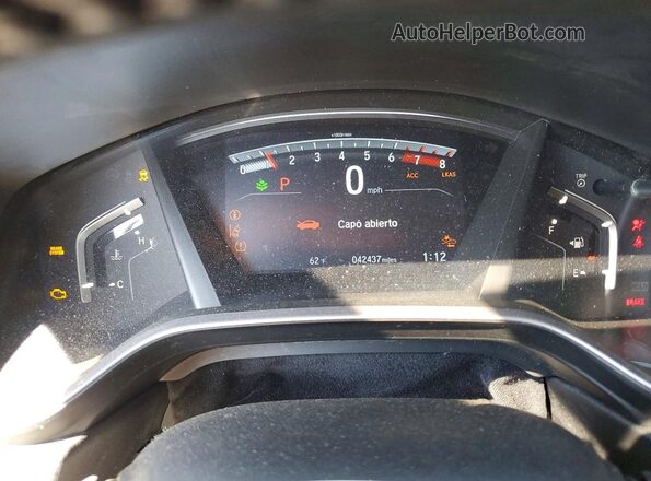 5J6RW2H87MA013401 2021 HONDA CR-V Черный Вид щитка приборов