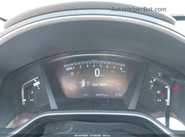 5J6RW2H87ML013306 2021 HONDA CR-V White Rear seats view