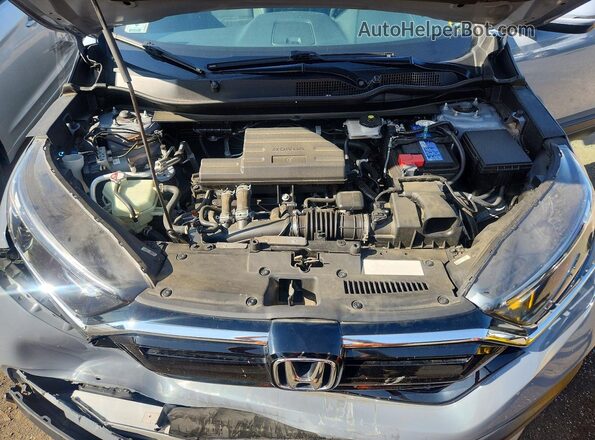 5J6RW2H87NA016347 2022 HONDA CR-V Blue ძრავის განყოფილების ხედი