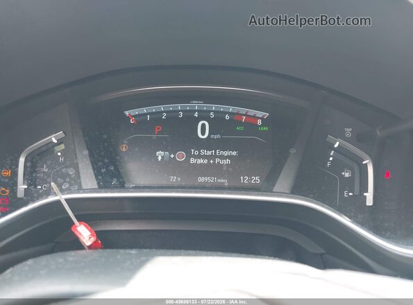 5J6RW2H88HL074668 2017 HONDA CR-V Gray Rear seats view
