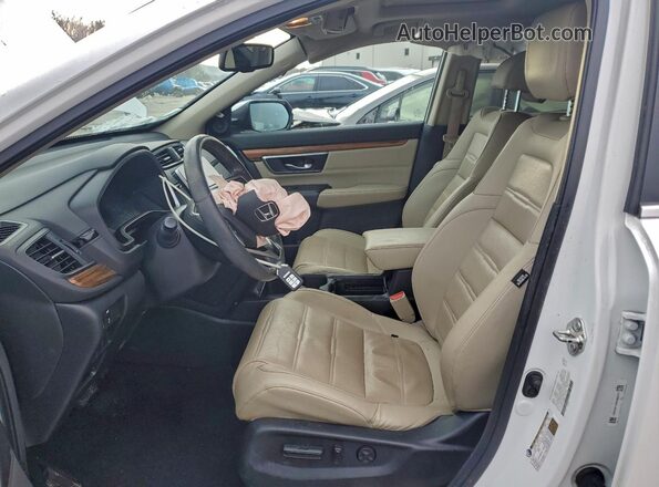 5J6RW2H88LL043400 2020 HONDA CR-V White Front interior view