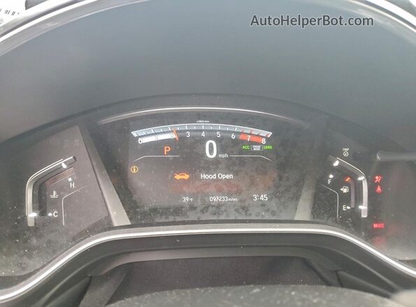 5J6RW2H88LL043400 2020 HONDA CR-V White Instrument cluster view