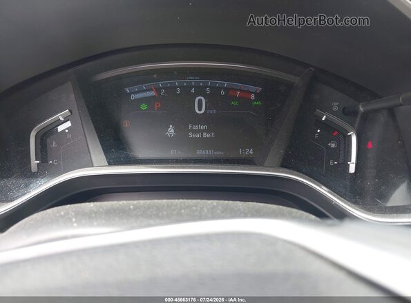 5J6RW2H88LL045857 2020 HONDA CR-V Blue Вид задніх сидінь
