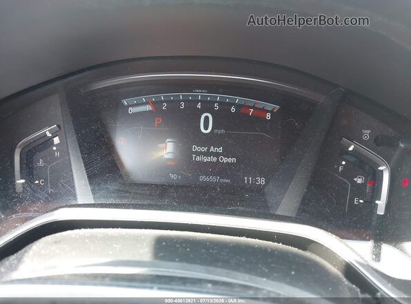 5J6RW2H88ML011418 2021 HONDA CR-V Black Vista de los asientos traseros