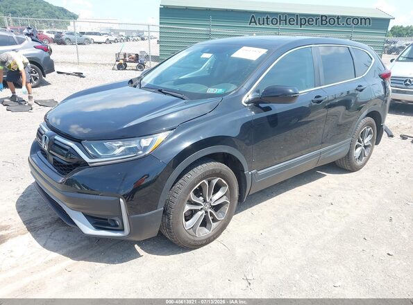 5J6RW2H88ML011418 2021 HONDA CR-V Black Vista tres cuartos delantera izquierda