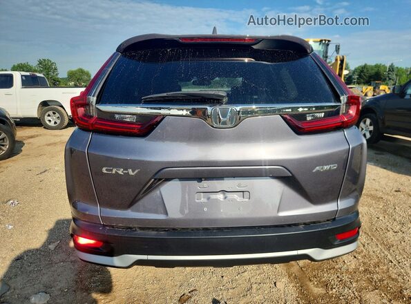 5J6RW2H88ML014755 2021 HONDA CR-V Gray Вид ззаду