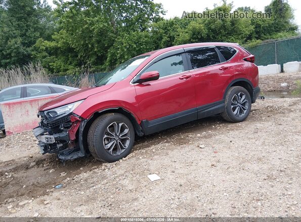5J6RW2H88NL000341 2022 HONDA CR-V Red Передня ліва чверть
