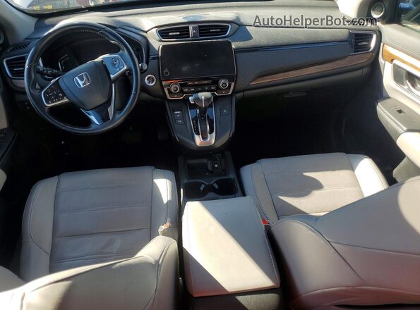 5J6RW2H89HL038696 2017 HONDA CR-V Silver Առջևի վահանակի տեսք