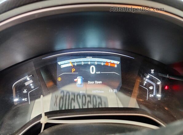 5J6RW2H89HL065462 2017 HONDA CR-V Gray Вид щитка приладів