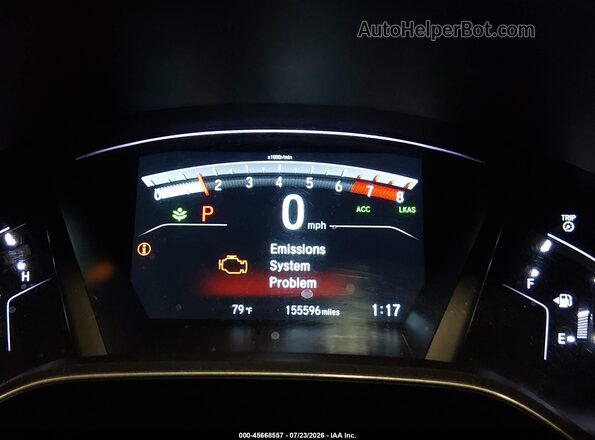 5J6RW2H89HL073707 2017 HONDA CR-V Серый Вид задних сидений