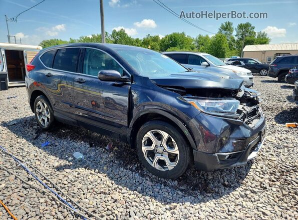 5J6RW2H89JL007194 2018 HONDA CR-V Blue წინა მარჯვენა