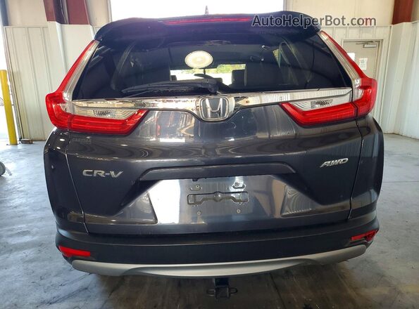 5J6RW2H89KA003482 2019 HONDA CR-V Gray Rear view