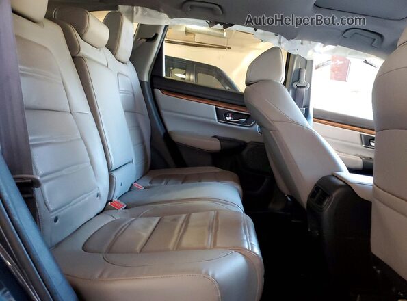5J6RW2H89KA003482 2019 HONDA CR-V Gray Rear interior view