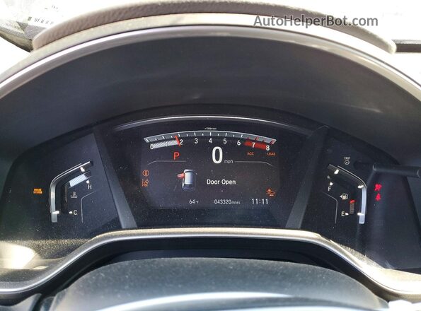 5J6RW2H89KA011940 2019 HONDA CR-V Black Widok zestawu wskaźników