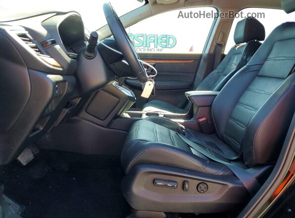 5J6RW2H89KA011940 2019 HONDA CR-V Black Widok wnętrza z przodu