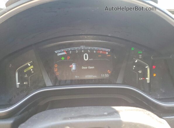 5J6RW2H89LL028436 2020 HONDA CR-V Black Widok zestawu wskaźników