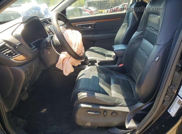 5J6RW2H89LL028436 2020 HONDA CR-V Black Widok wnętrza z przodu