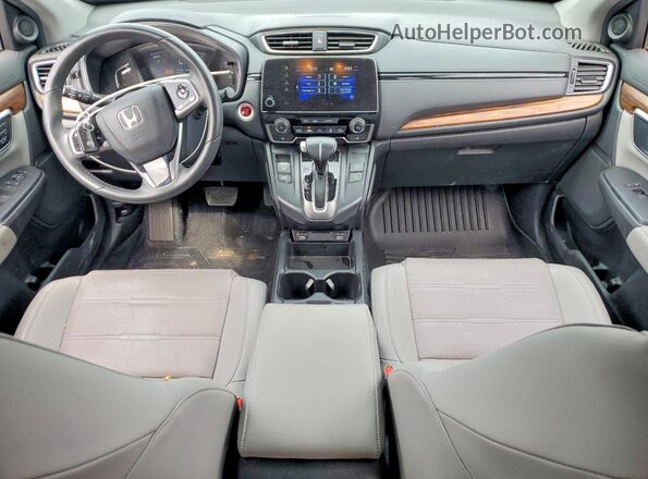 5J6RW2H89NA003776 2022 HONDA CR-V Gray Dashboard view