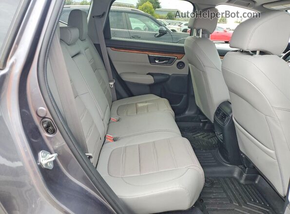 5J6RW2H89NA003776 2022 HONDA CR-V Gray Rear interior view