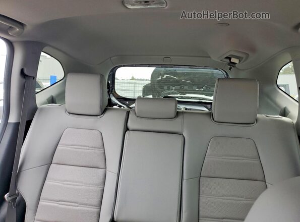 5J6RW2H89NA003776 2022 HONDA CR-V Gray Rear seats view