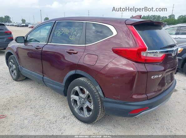 5J6RW2H8XHL014486 2017 HONDA CR-V Maroon Задня ліва чверть
